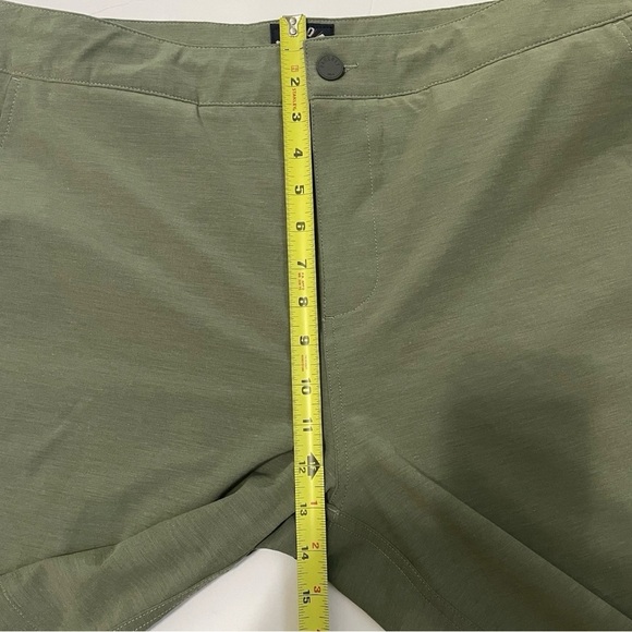Faherty Men’s 35 Green All Day Drawstring Chino Shorts Casual Outdoor Wear - Picture 6 of 8
